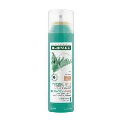 Klorane Reinigendes Trockenshampoo mit BIO-Brennnessel (150 ml getönt) Sonderangebot