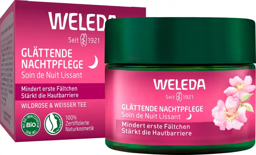 Mega-Angebot Weleda Glättende Nachtpflege Wildrose & Weisser Tee (40 ml)