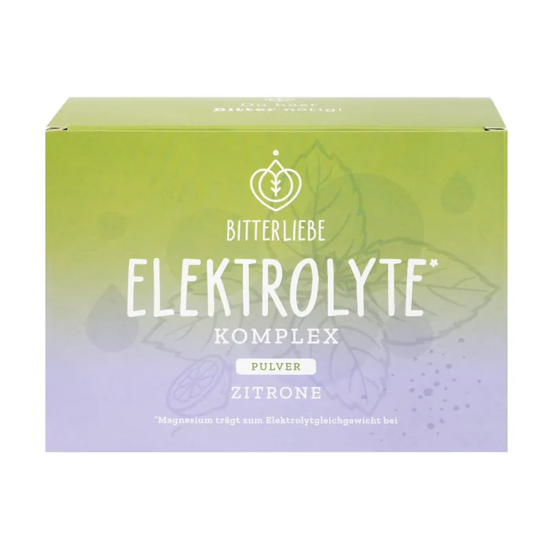 Bestseller BITTERLIEBE Elektrolyte Komplex 20 x 10g (Zitrone)
