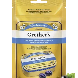 Grethers Blackcurrant Pastillen (110 Gramm) Preis Gesenkt