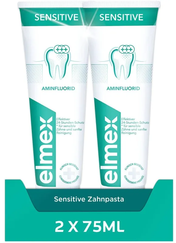 Preisreduziert Elmex Sensitive Zahnpasta (Duo 2 x 75 ml)