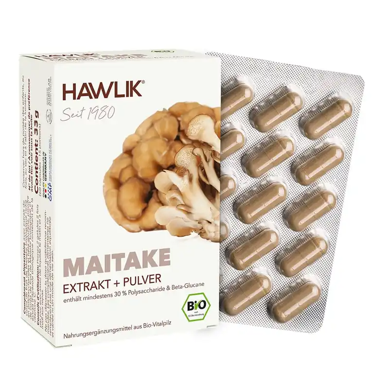 Hawlik Bio Maitake Extrakt + Pulver (60 Kapseln) Highlight