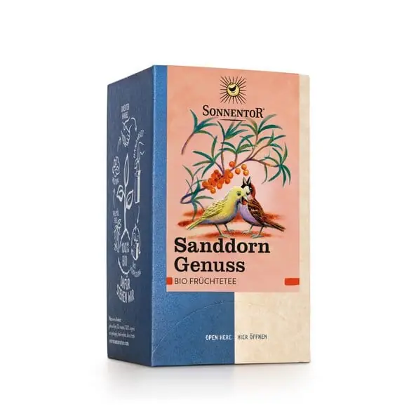 Geprüft Sonnentor Sanddorn Genuss Früchtetee (18 Btl.)