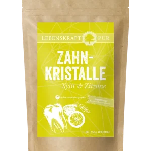 Bio Zahnkristalle Xylit & Zitrone (40 Stück) Nur Für Kurze Zeit