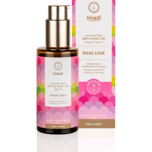 Khadi Körperöl Rose Love (100 ml) Super-Preis