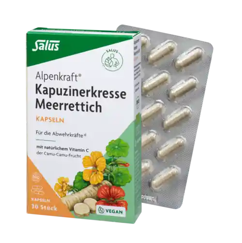Bestseller Salus Alpenkraft Kapuzinerkresse-Meerrettich Kapseln Bio (30 Kapseln)