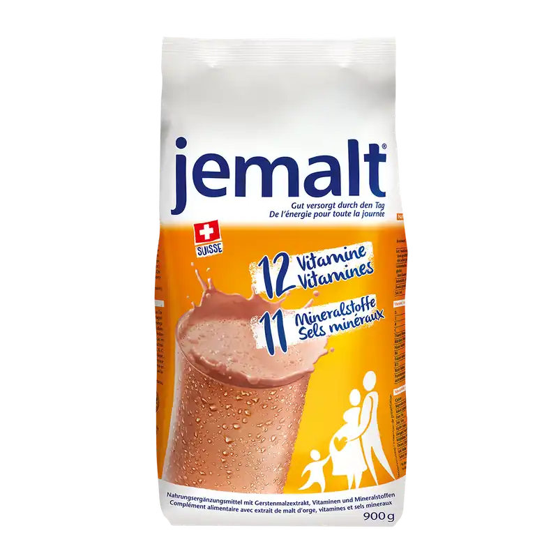 Jemalt Pulver (Btl. 900 Gramm refill) Super-Preis