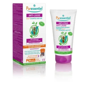 Preisknaller Puressentiel Anti-Läuse 2 in 1 Shampoo und Kur (150 ml + Kamm)