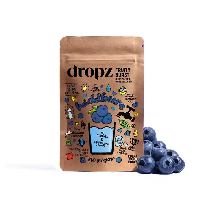 Sonderaktion dropz Pure - Heidelbeere (20 Dropz)
