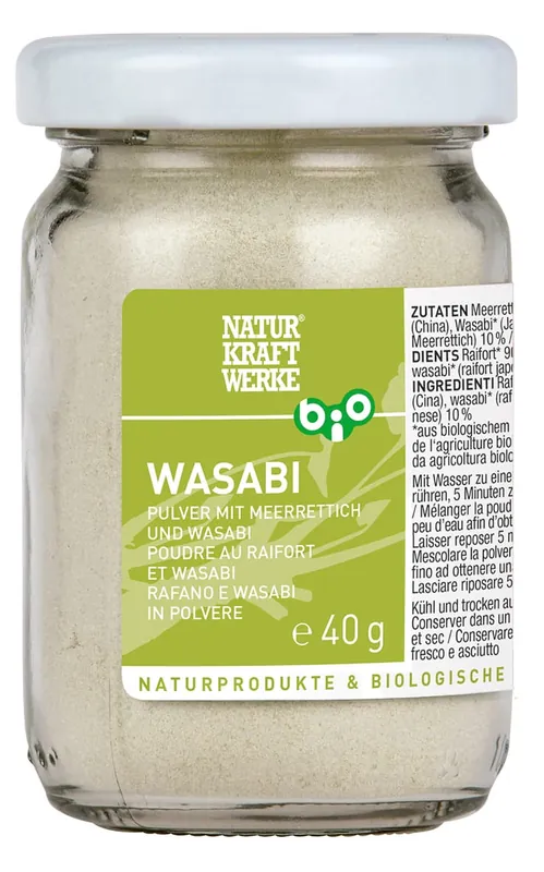 Naturkraftwerke Wasabi Pulver BIO/kbA (40 gramm) Wochenendangebot