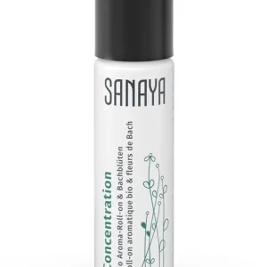 Sanaya Concentration Bio Aroma-Roll-on & Bachblüten (10 ml) Begrenztes Angebot