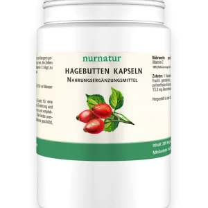 Hagebutten Kapseln (200 Kapseln) Neue Ware