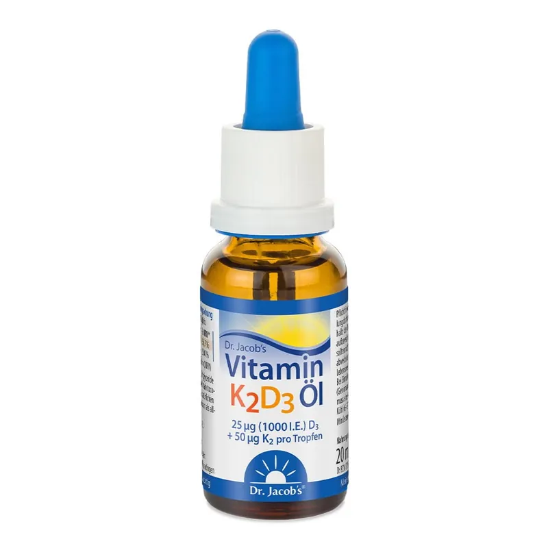 DR. JACOB‘S Vitamin K2 D3 Öl 50 mcg MK7 (20 ml) Sonderangebot