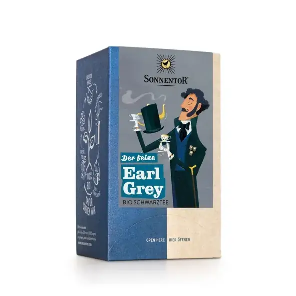 Versand Am Gleichen Tag SONNENTOR Schwarztee Earl Grey BIO (18 Beutel)