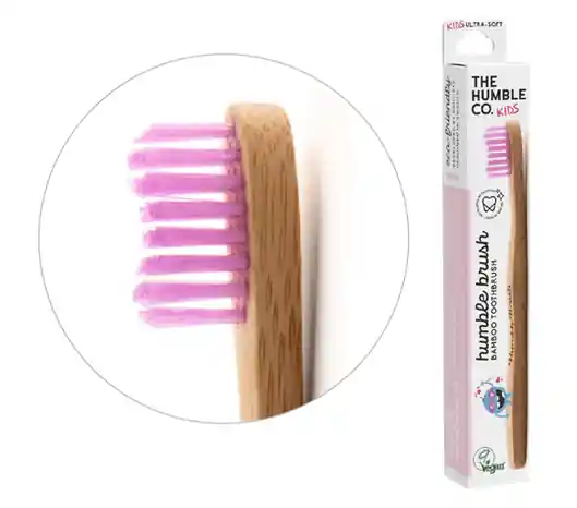 Direktkauf Humble Brush Holz-Zahnbürste Kinder lila (Zahnbürste)