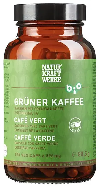 Naturkraftwerke Grüner Kaffee (150 Vegikapseln) Preis Gesenkt