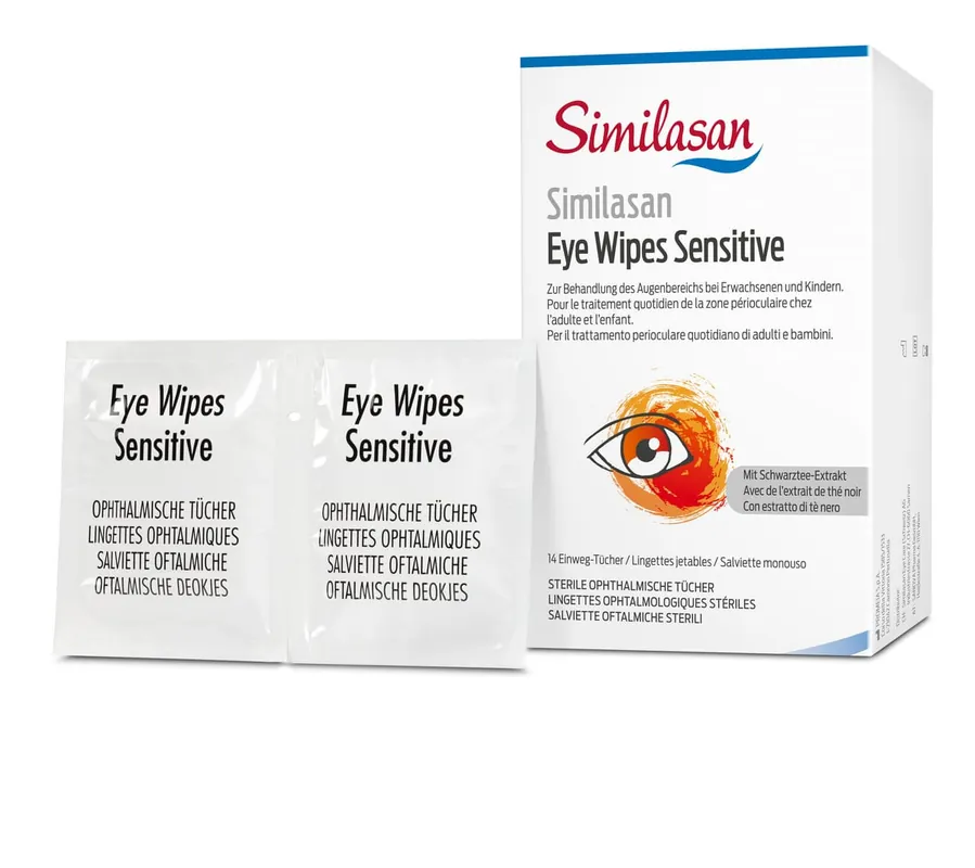 Similasan Eye Wipes Sensitive (14 Einweg-Tücher) Heißes Angebot