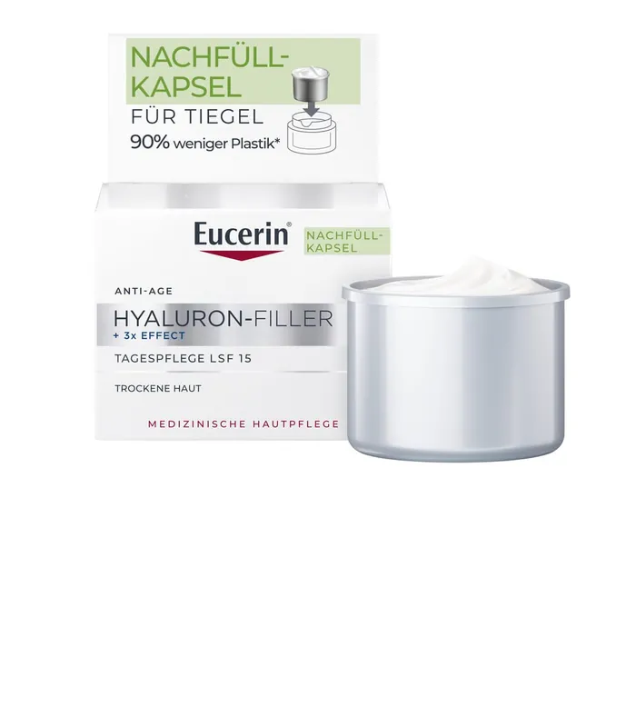 Rabatt Eucerin Hyaluron-Filler Tag 3x Effect LSF 15 (50 ml Refill)