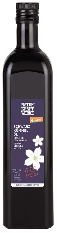 Naturkraftwerke Schwarzkümmelöl Demeter (1000 ml) Preisreduziert