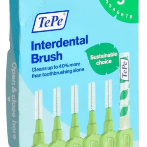 Top-Seller TePe Interdental Brush (6 Stück grün Size 5)