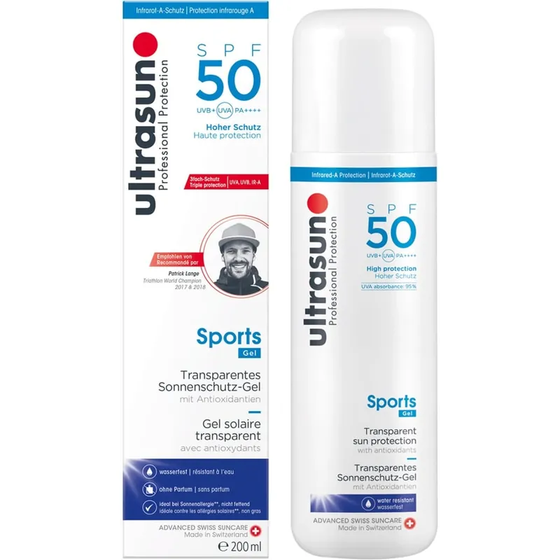 Direkt Vom Hersteller Ultrasun Sports Gel SPF50 (200 ml)