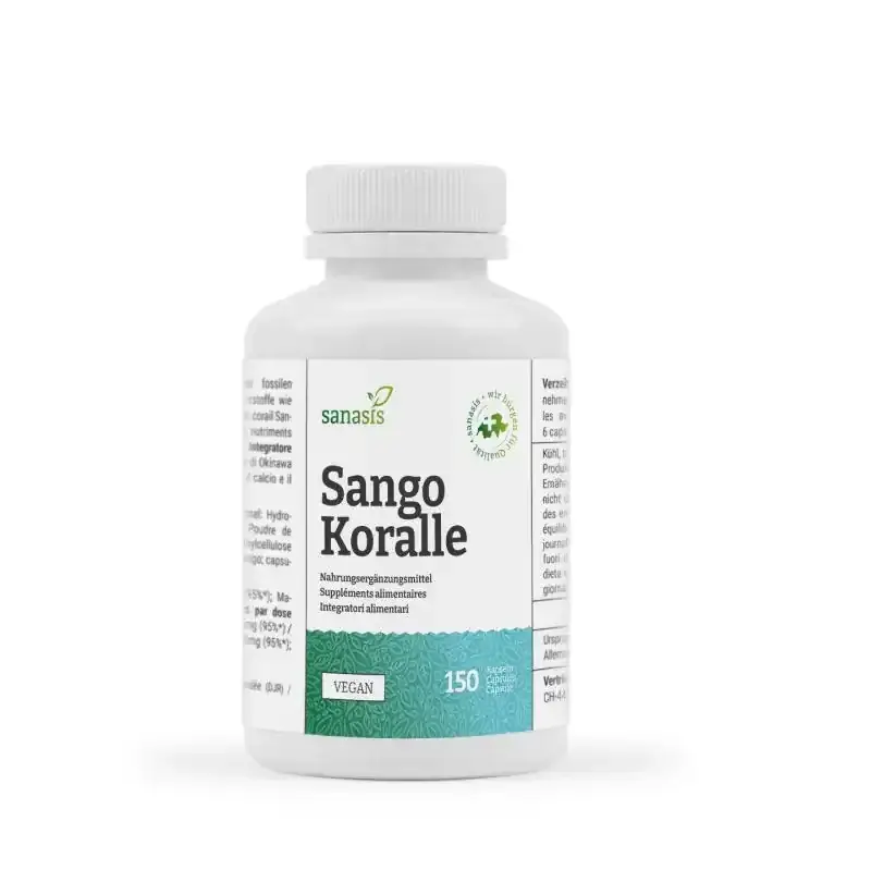 Sanasis SangoKorallen Kapseln (150 Kapseln) Direkt Vom Hersteller