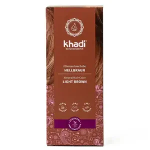 Khadi Pflanzenhaarfarbe Hellbraun (100 Gramm) Expressversand