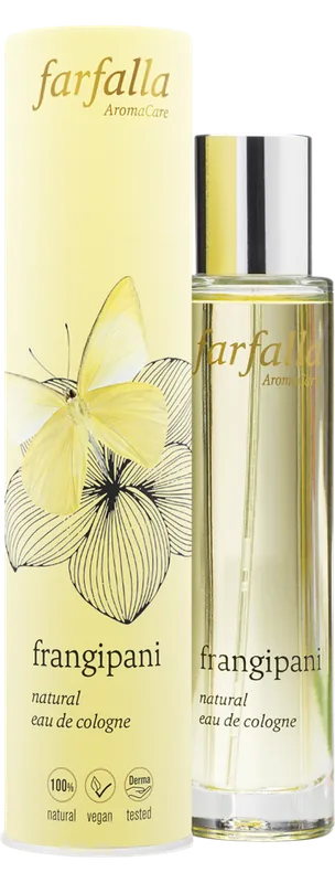 Farfalla natural eau de cologne frangipani (50 ml) Nur Heute