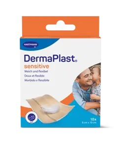DermaPlast Sensitive zuschneidbar (10 Stk. 6 x 10 cm) Schnäppchen