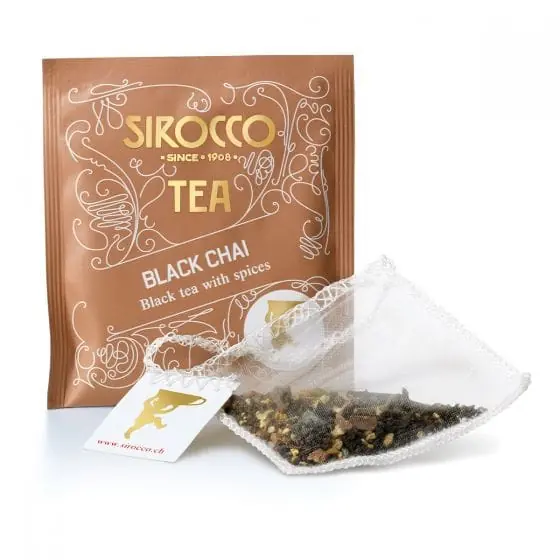 Schnäppchen Sirocco Black Chai in Bio-Sachets (20 Teebeutel)