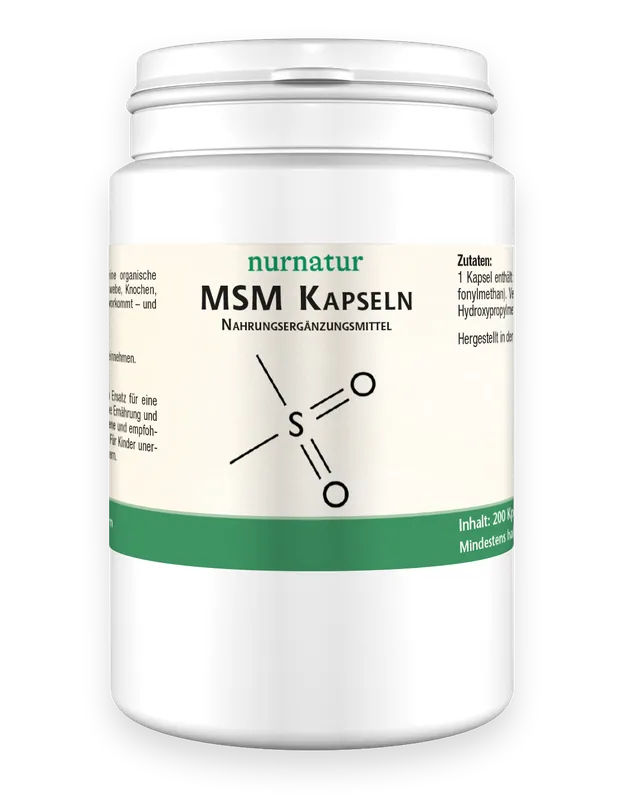 Sofort Bestellen MSM Kapseln (200 Kapseln)
