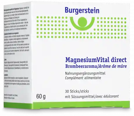 Burgerstein MagnesiumVital direct (30 Sticks) Neu Im Sortiment