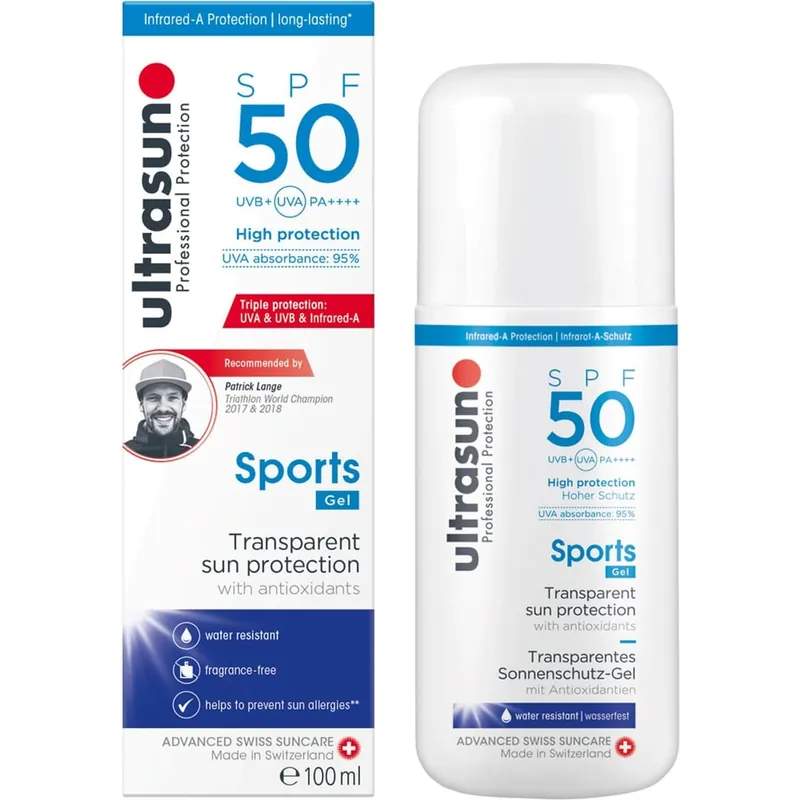 Ultrasun Sports Gel SPF50 (100 ml) Preis Gesenkt