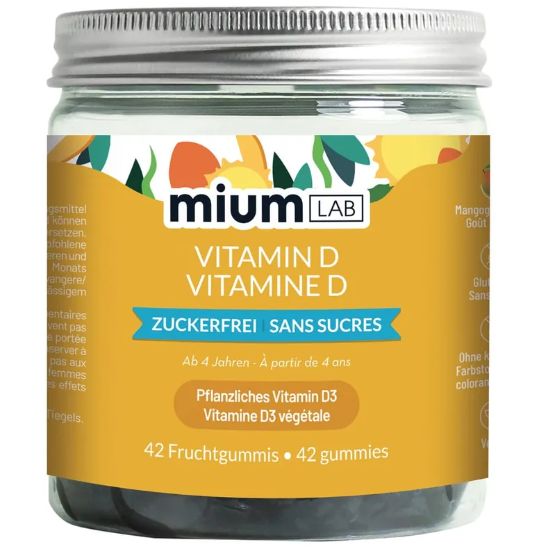 MiumLAB Fruchtgummies Vitamin D (42 Stk.) Nur Für Kurze Zeit