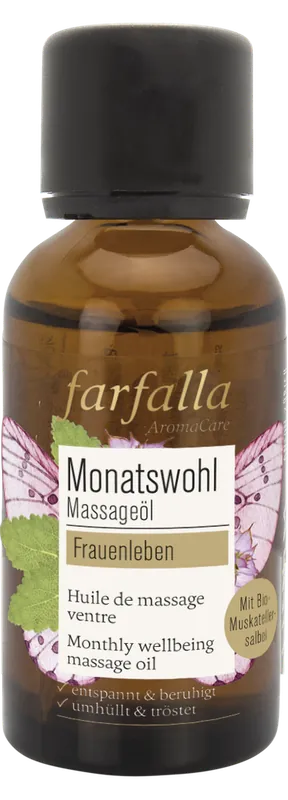 Top-Seller Farfalla Frauenleben Monatswohl Massageöl (30 ml)