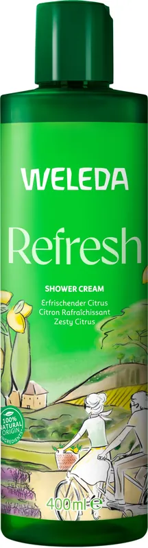 Weleda Refresh Shower Cream Citrus (400 ml) Knallerangebot