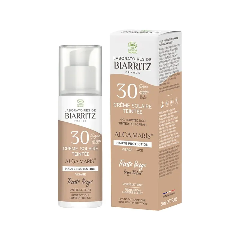 ALGA MARIS Sonnencreme Gesicht getönt LSF30 (50 ml Beige) Echt