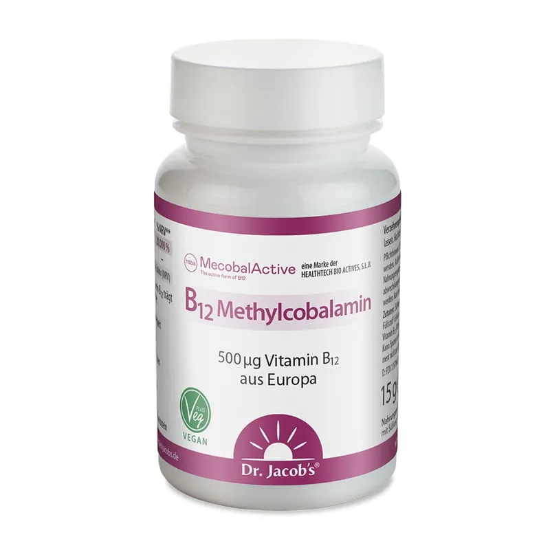 Versand Am Gleichen Tag DR. JACOB‘S B12 Methylcobalamin (60 Tabletten)