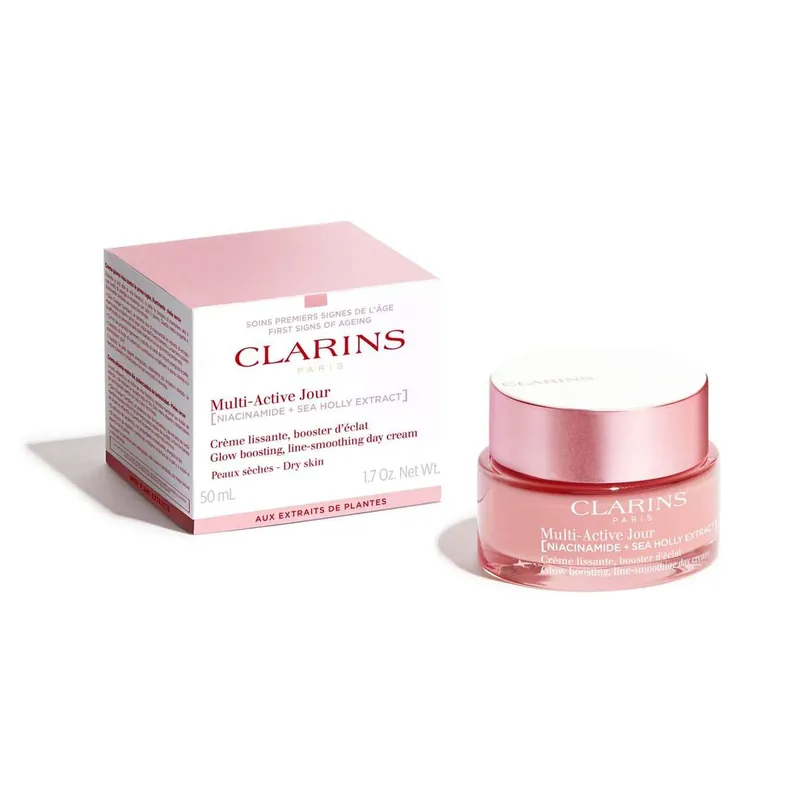 Clarins Multi-Active Glättende Tagescreme trockene Haut (50 ml) Direkt Vom Hersteller