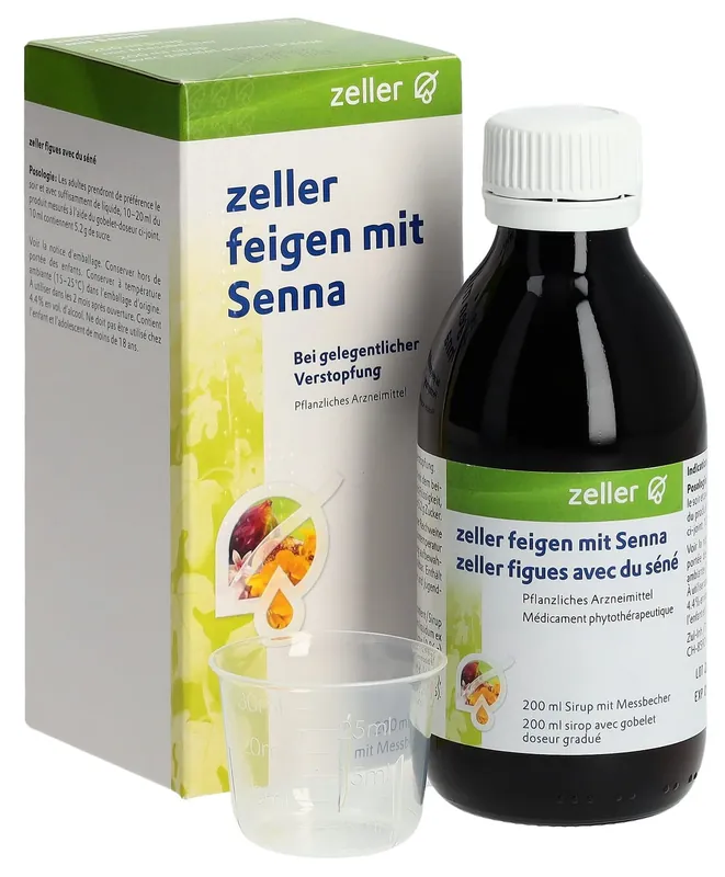 Echt Zeller Feigen mit Senna Sirup (200 ml)