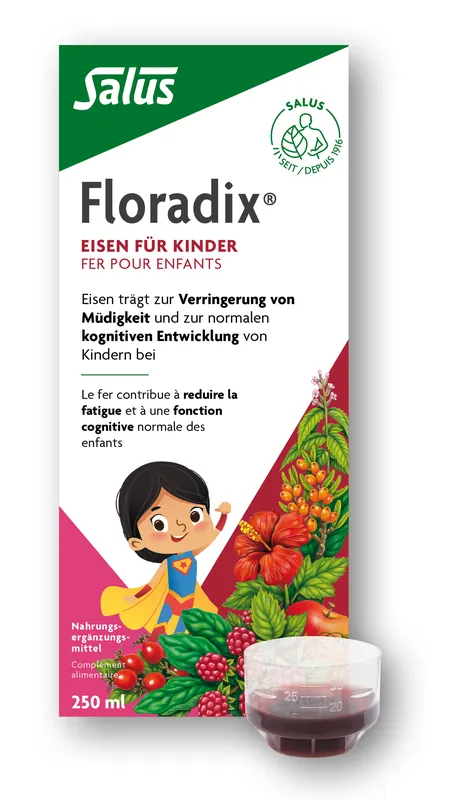 Sonderaktion Floradix Eisen + Vitamine für Kinder (250 ml)