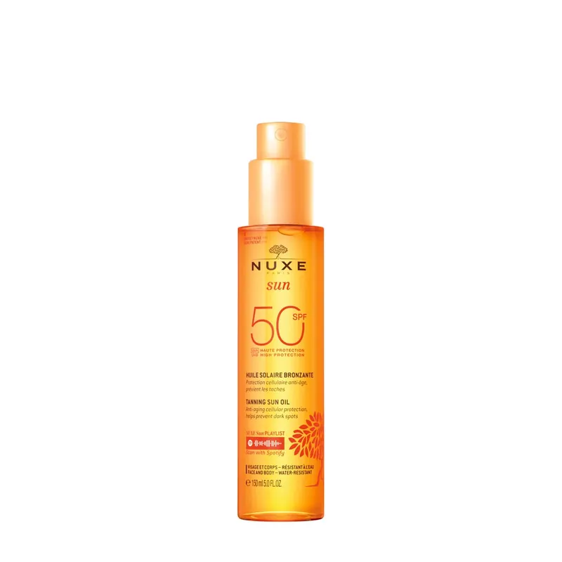 Highlight Nuxe Sun Huile Solaire Bronzante SPF50 (150 ml)