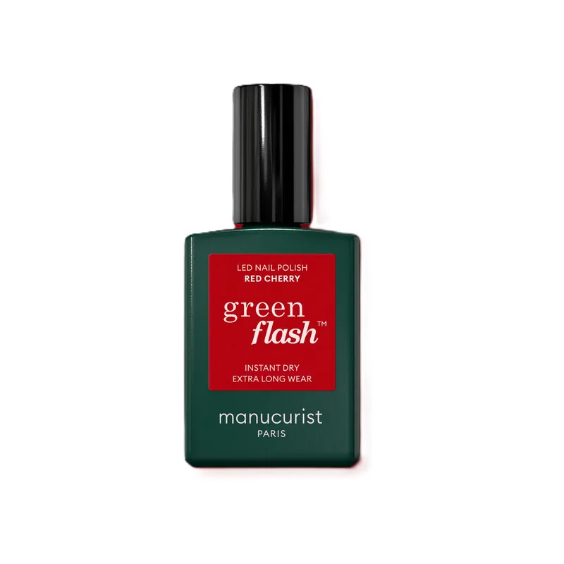 MANUCURIST Green Flash Nagellack Red Cherry (15 ml) Versand Am Gleichen Tag