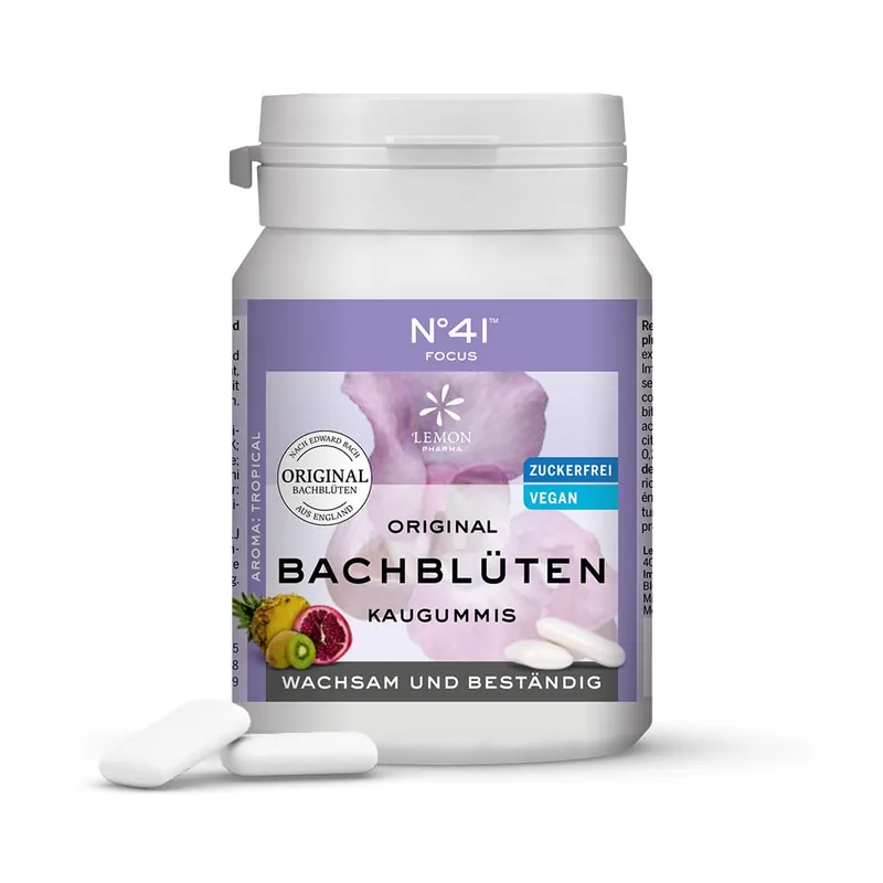Bachblüten Kaugummi Konzentration (ca. 40 Kaugummi) Beliebt