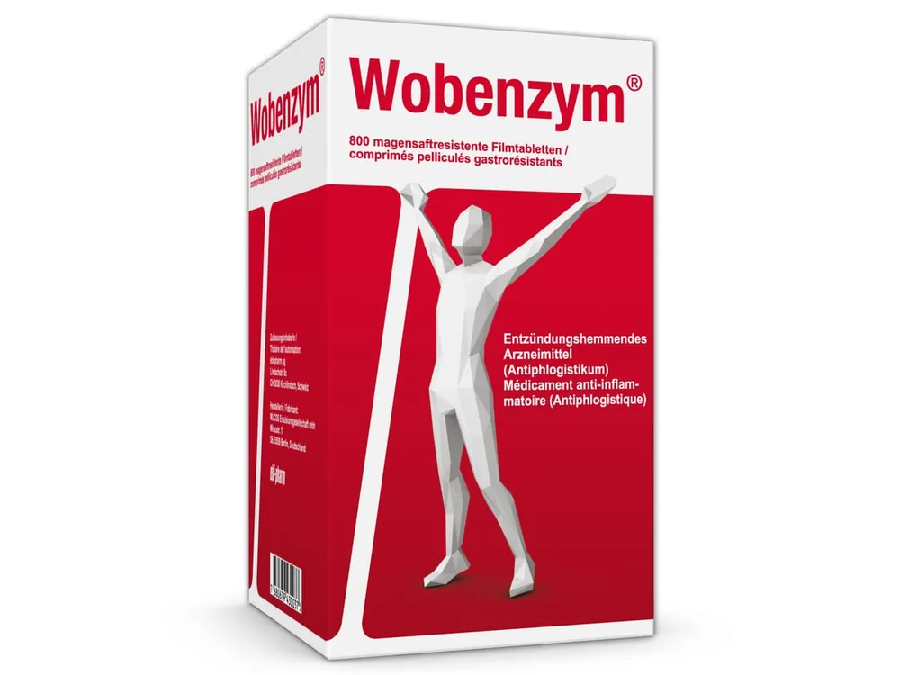 Markenprodukt Wobenzym Filmtabl magensaftresistent (800 Tabletten)