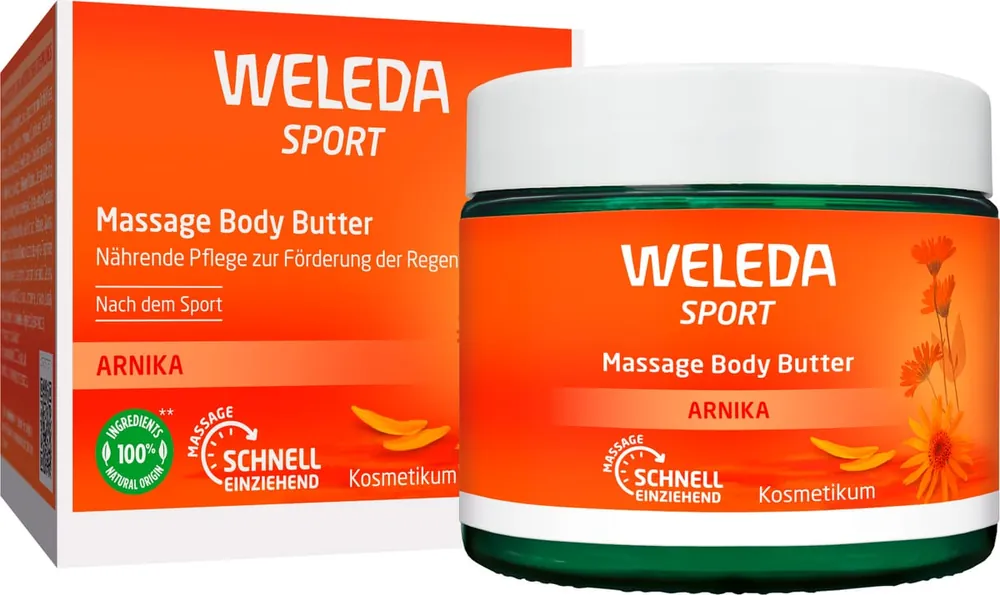 Weleda Sport Massage Body Butter Arnika (150 ml) Solange Der Vorrat Reicht