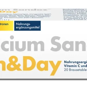 CALCIUM Sandoz Sun & Day (20 Brausetabletten) Neue Kollektion