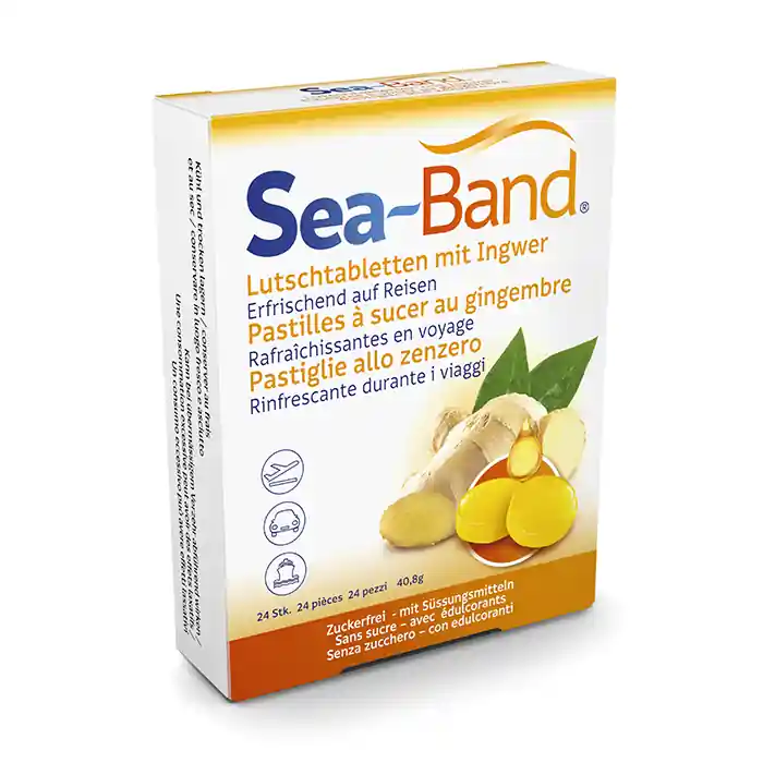 Versand Am Gleichen Tag Sea Band Ingwer Lutschtabletten (24 Lutschtabletten)