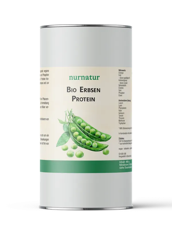Bio Erbsen Protein Pulver (400 g) Aktuell