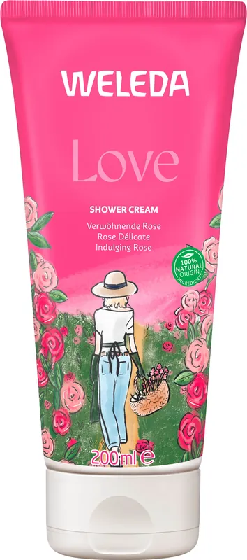 Kracherpreis Weleda Love Shower Cream Rose (200 ml)
